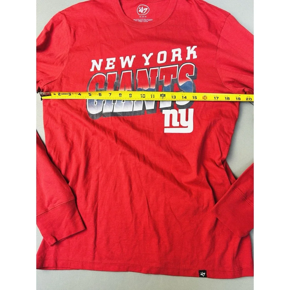New York Giants '47 Brand Men's M‎ Long Sleeve T Shirt NEW With Tags